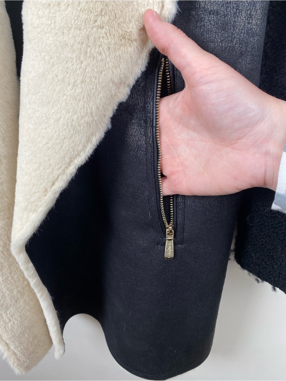Calvin Klein Black Coat Women's Small - Picture 4 of 8